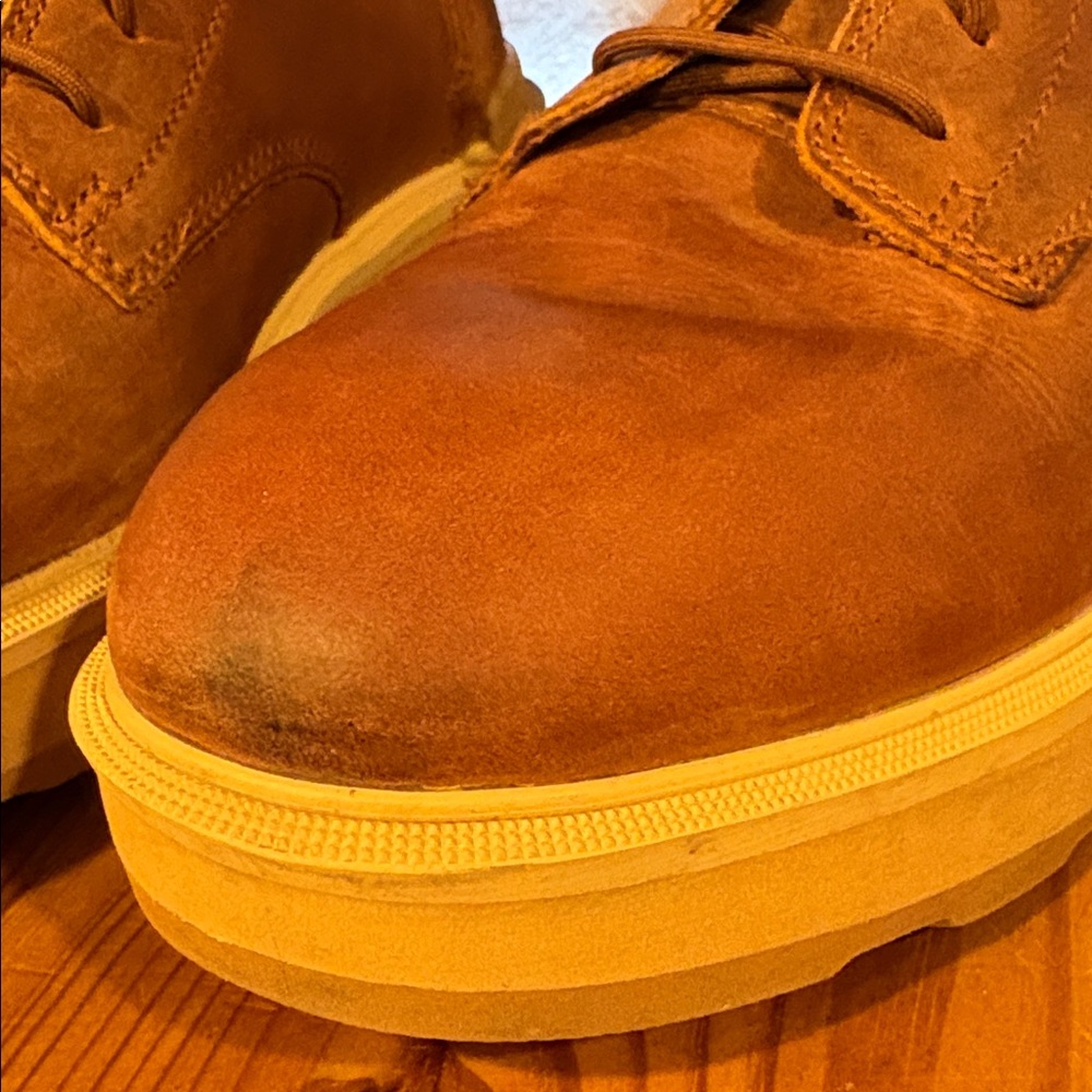 Sorel Tan Leather Lace-Up Boots - Picture 5 of 12